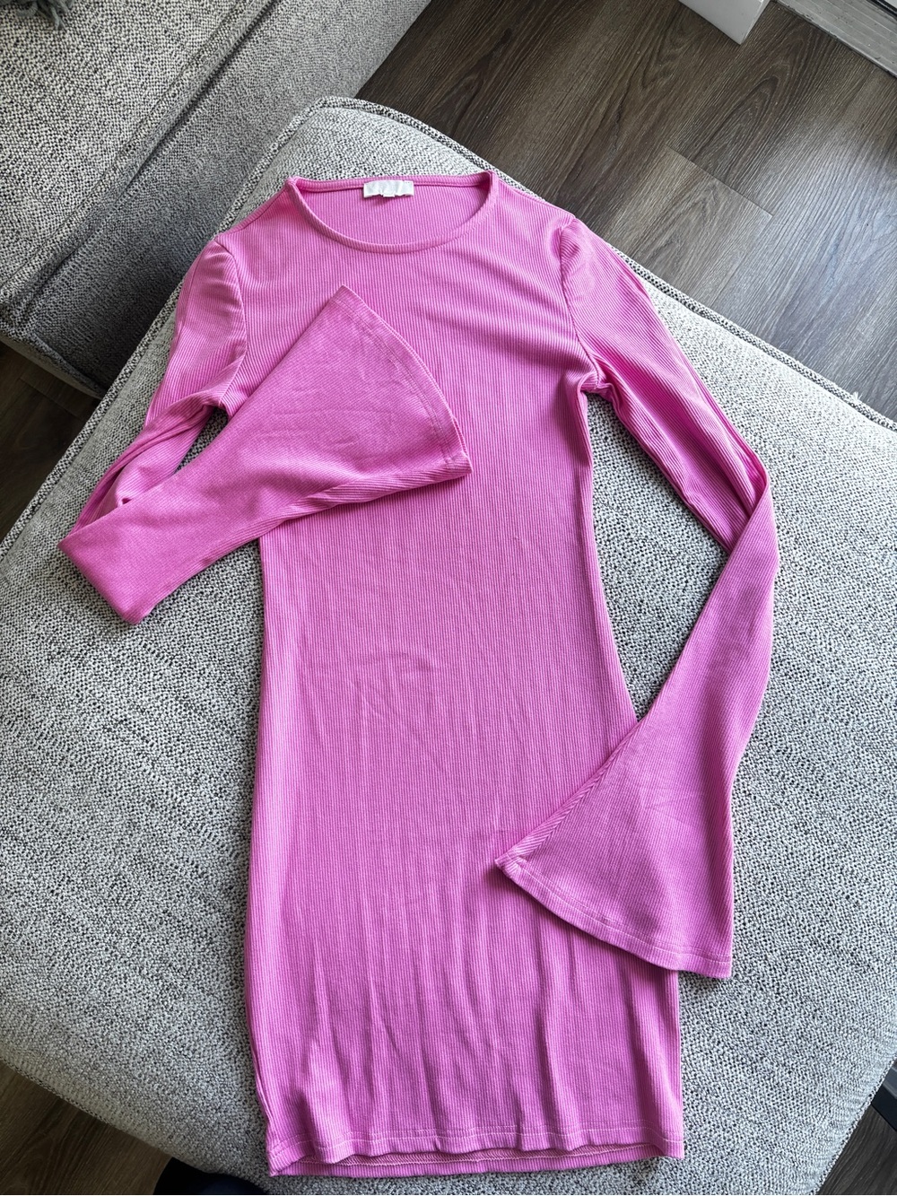 Meshki Bayley Flare Sleeve Mini Dress